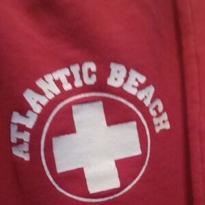 Red Atlantic Beach sweat pants